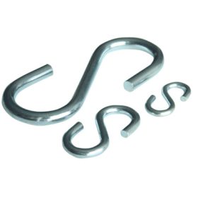 S kettőshorog 6x80 horganyzott HR6-80