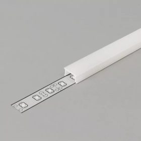 Led alu profil fedél C4 klikk opál