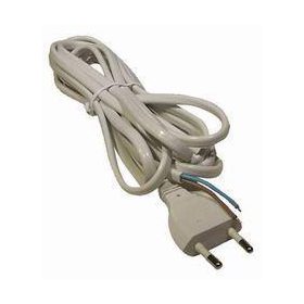 Vezeték földeletlen dugvillával MTL2x0,75 2m fehér