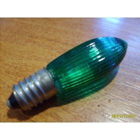 Pótizzó hagyományos izzósorhoz E10 14V 3W zöld