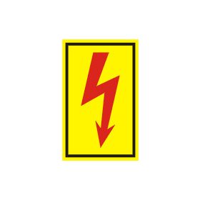 Feliratmatrica 60x95mm VILLÁMJEL