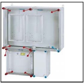 Fogyasztásmérő szekrény 2x1/3F basic