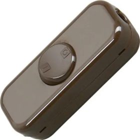 Zsinórközi kapcsoló KOPP 2  pólusú barna