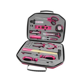 Szerszámkészlet 6590 EXTOL Lady rózsaszín