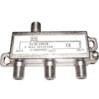 F-csatlakozó, koax elosztó